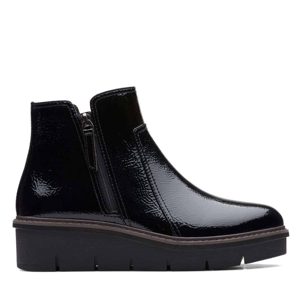 Clarks Airabell Zip Ankle Boots Black | 57526318