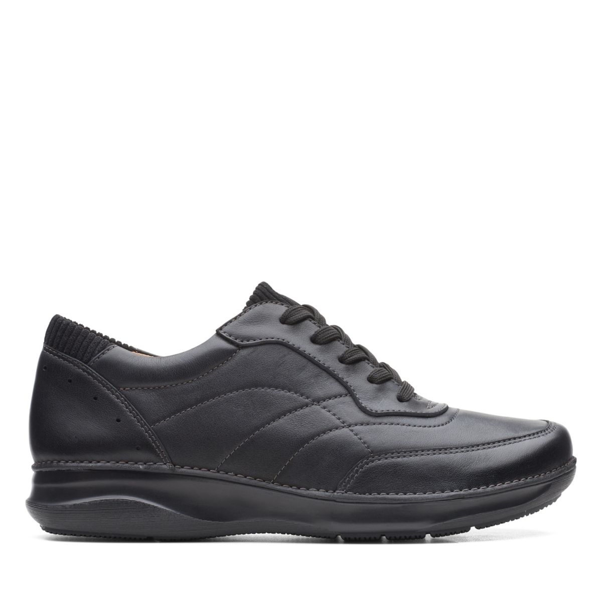 Clarks Appley Tie Sneakers Black | 84600802