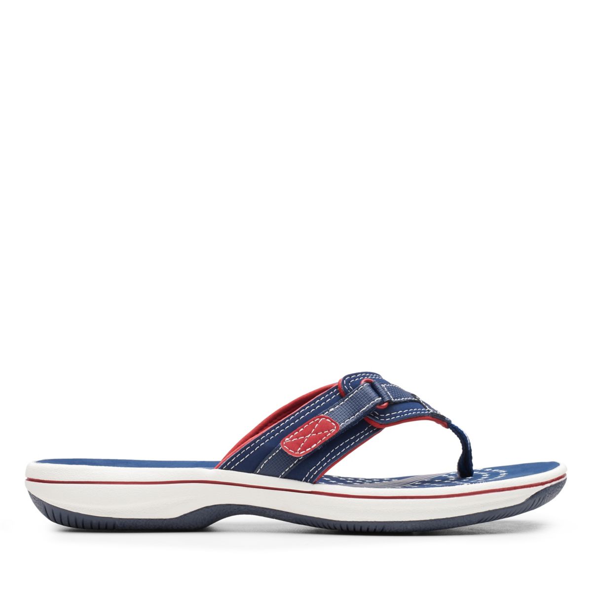 Clarks BREEZE SEA Flip Flops Navy | 79819933