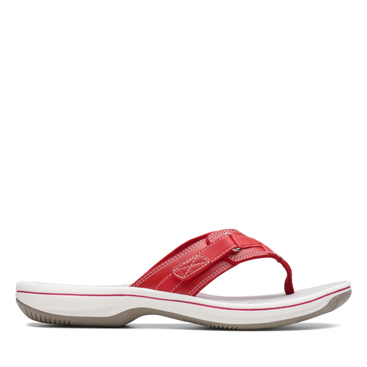 Clarks BREEZE SEA Flip Flops Red | 45102263