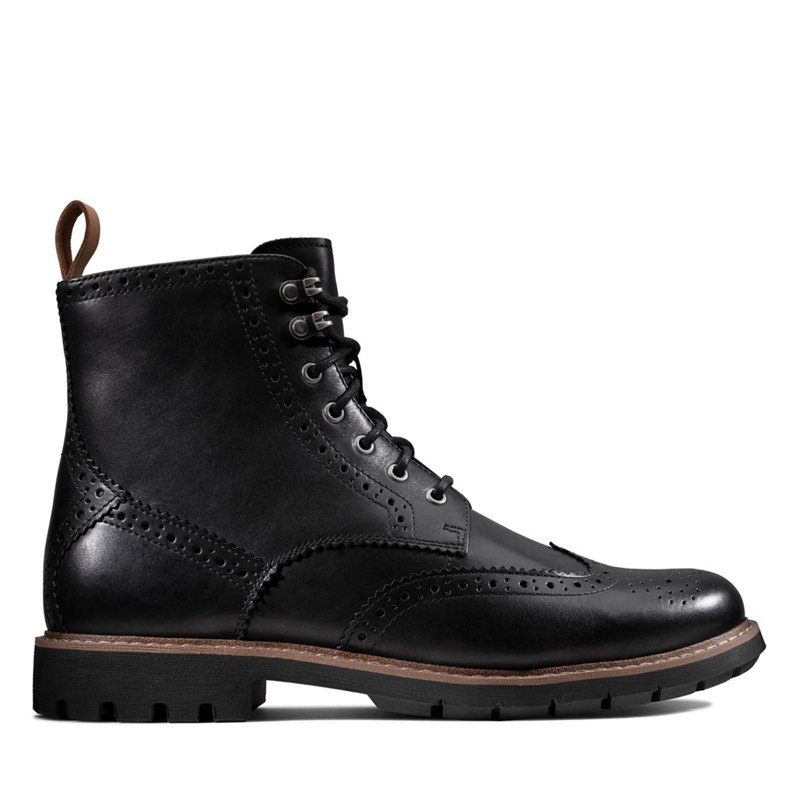Clarks Batcombe Lord Ankle Boots Black | 55554591