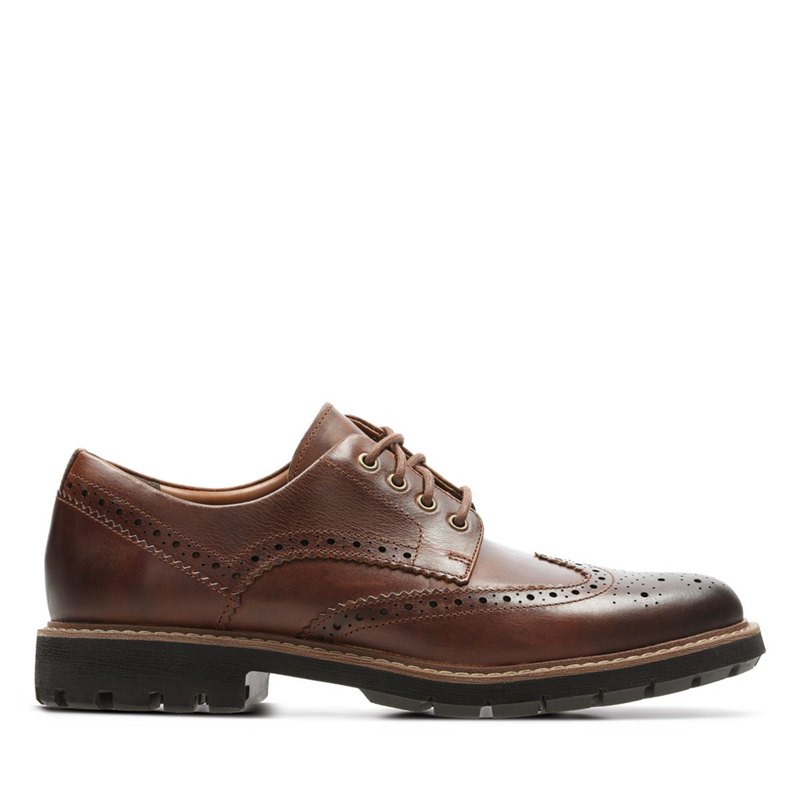 Clarks Batcombe Wing Brogues Dark Brown | 15354736