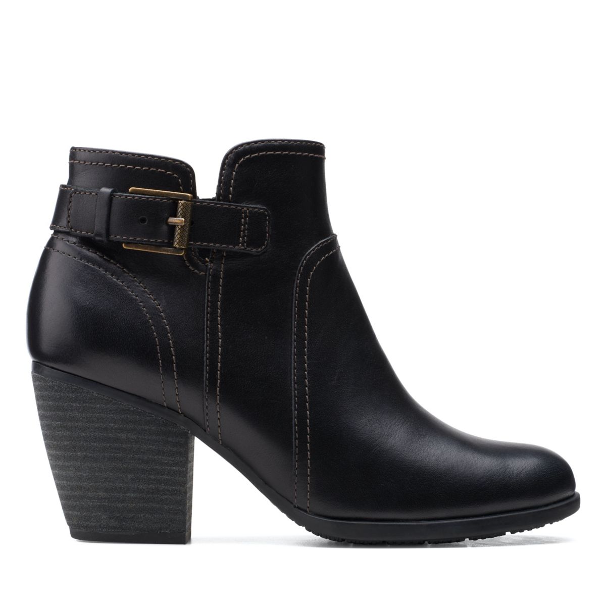Clarks Bergen Vibe High Heel Boots Black | 76178211