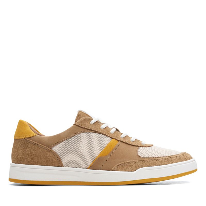Clarks Bizby Lace Sneakers Brown | 58641635