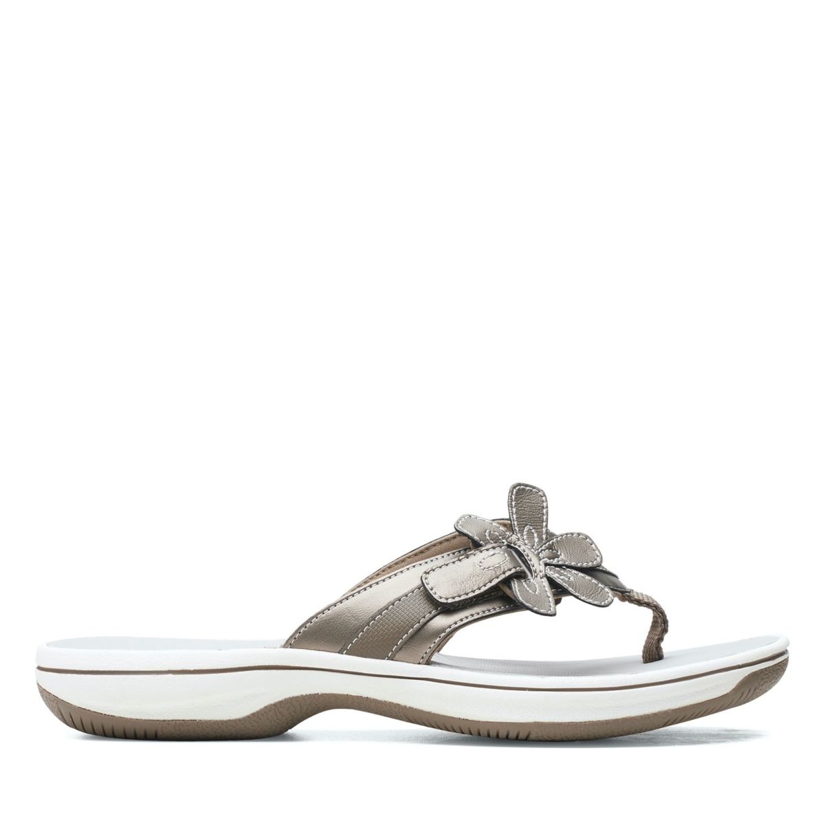 Clarks Brinkley Flora Flip Flops Gold | 49991331