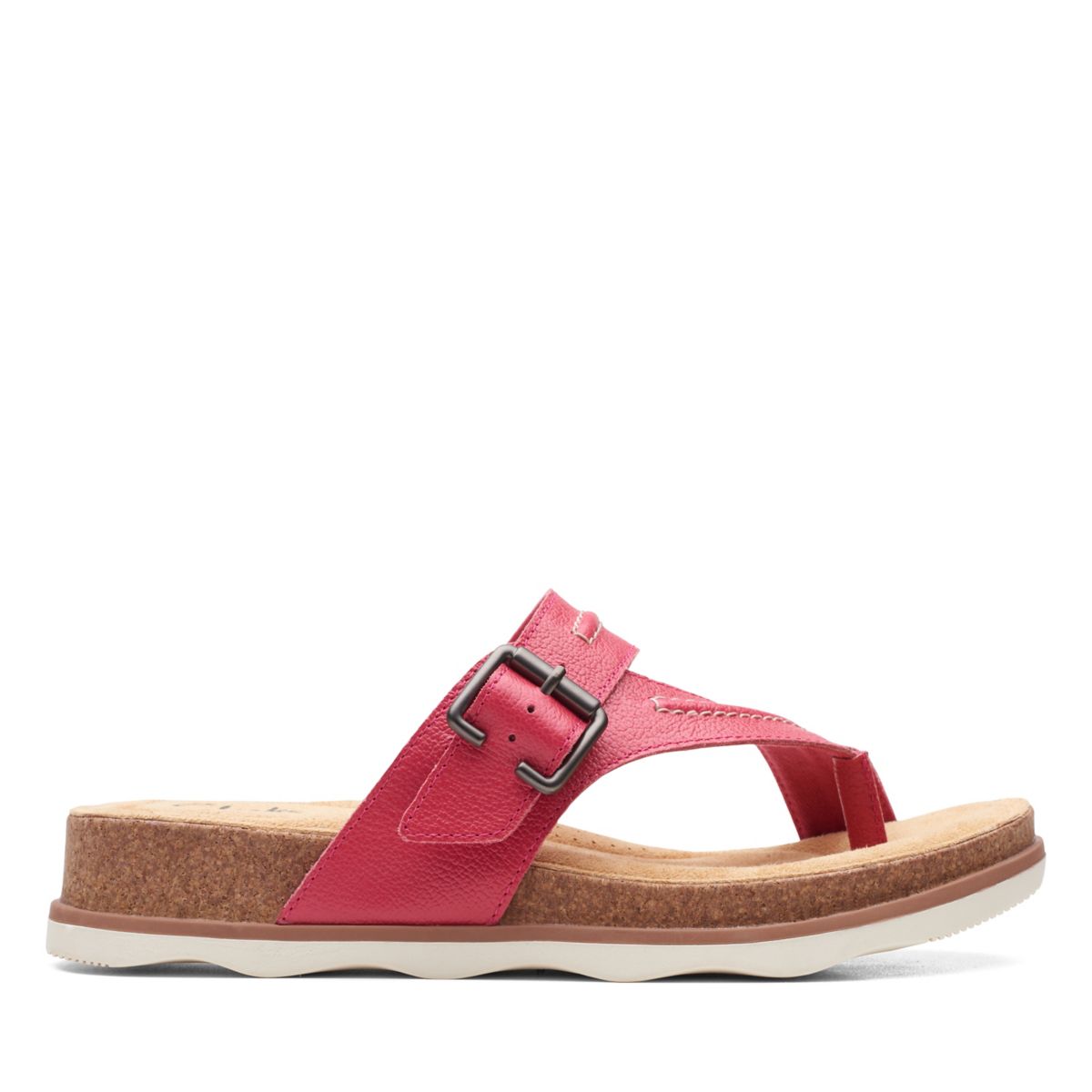 Clarks Brynn Madi Flip Flops Fuchsia | 93346676