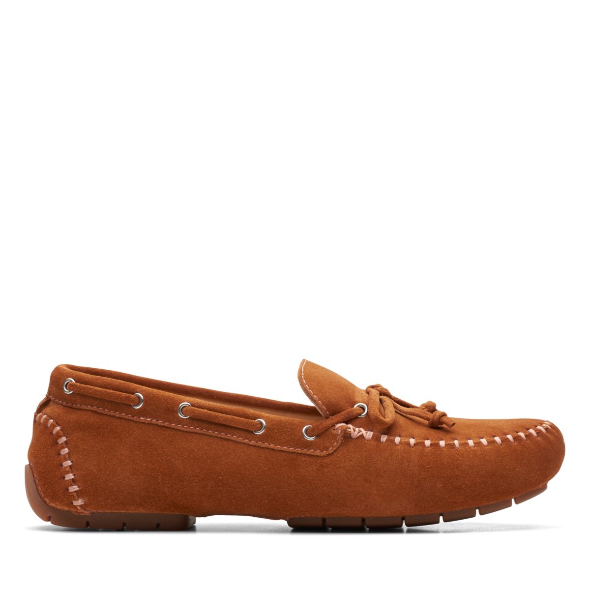 Clarks C Mocc Tie Loafers Brown | 50538841