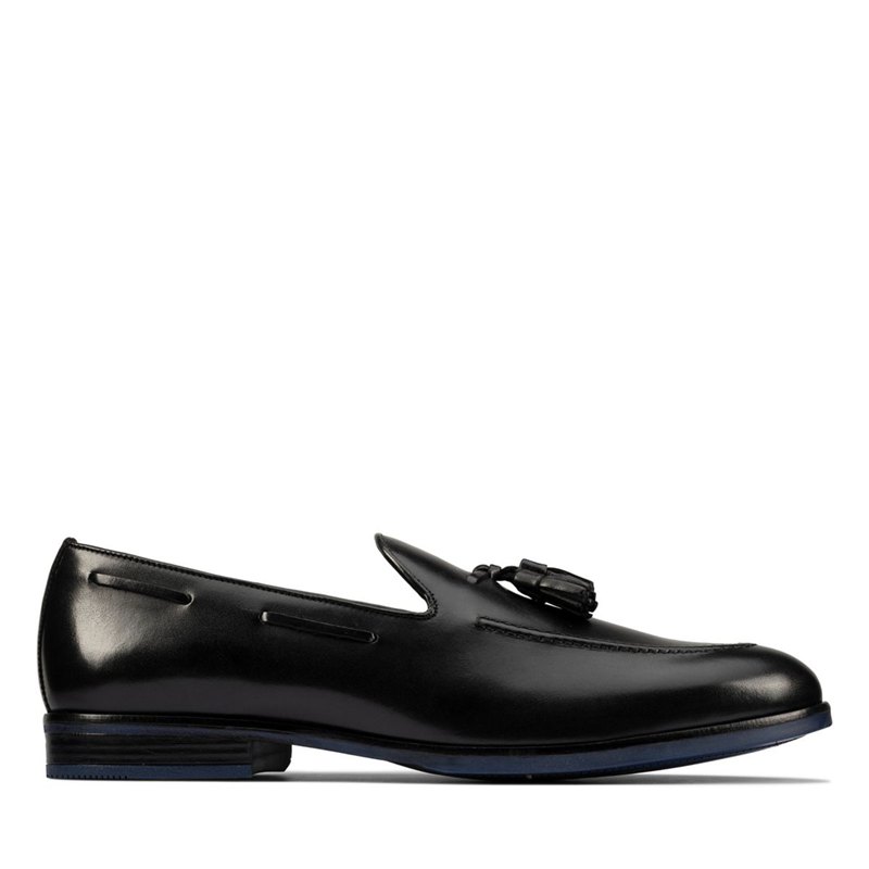 Clarks Citi Stride Slip Loafers Black | 11543896