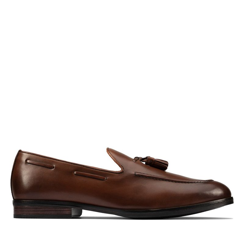 Clarks Citi Stride Slip Loafers Brown | 81769996
