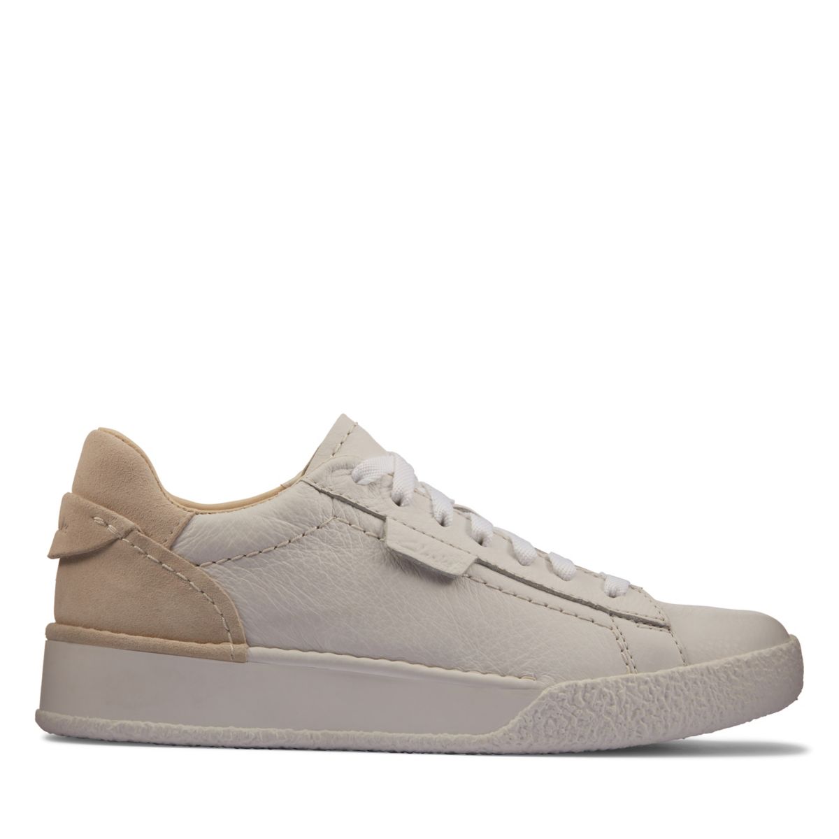 Clarks Craft Cup Lace Sneakers White | 99877816