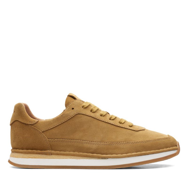 Clarks Craft Run Lace Sneakers Khaki | 91115292