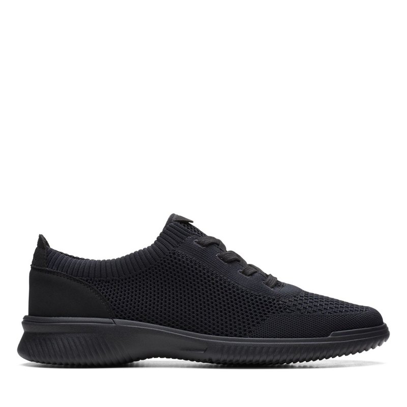 Clarks Donaway Knit Sneakers Black | 87063728