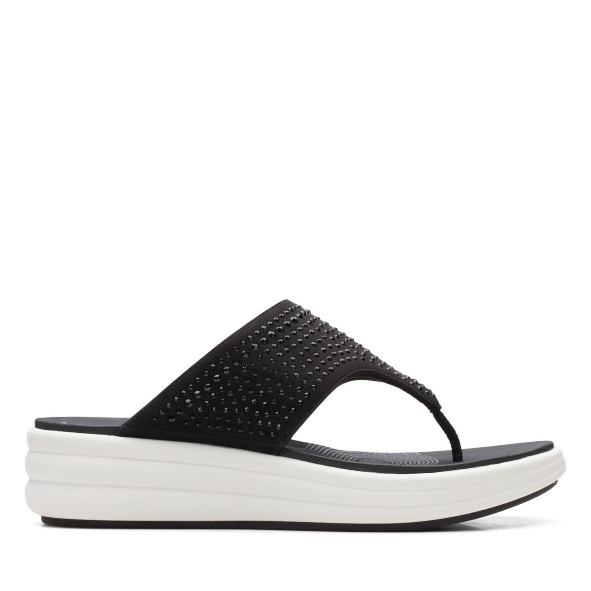 Clarks Drift Jaunt Flip Flops Black | 80547432