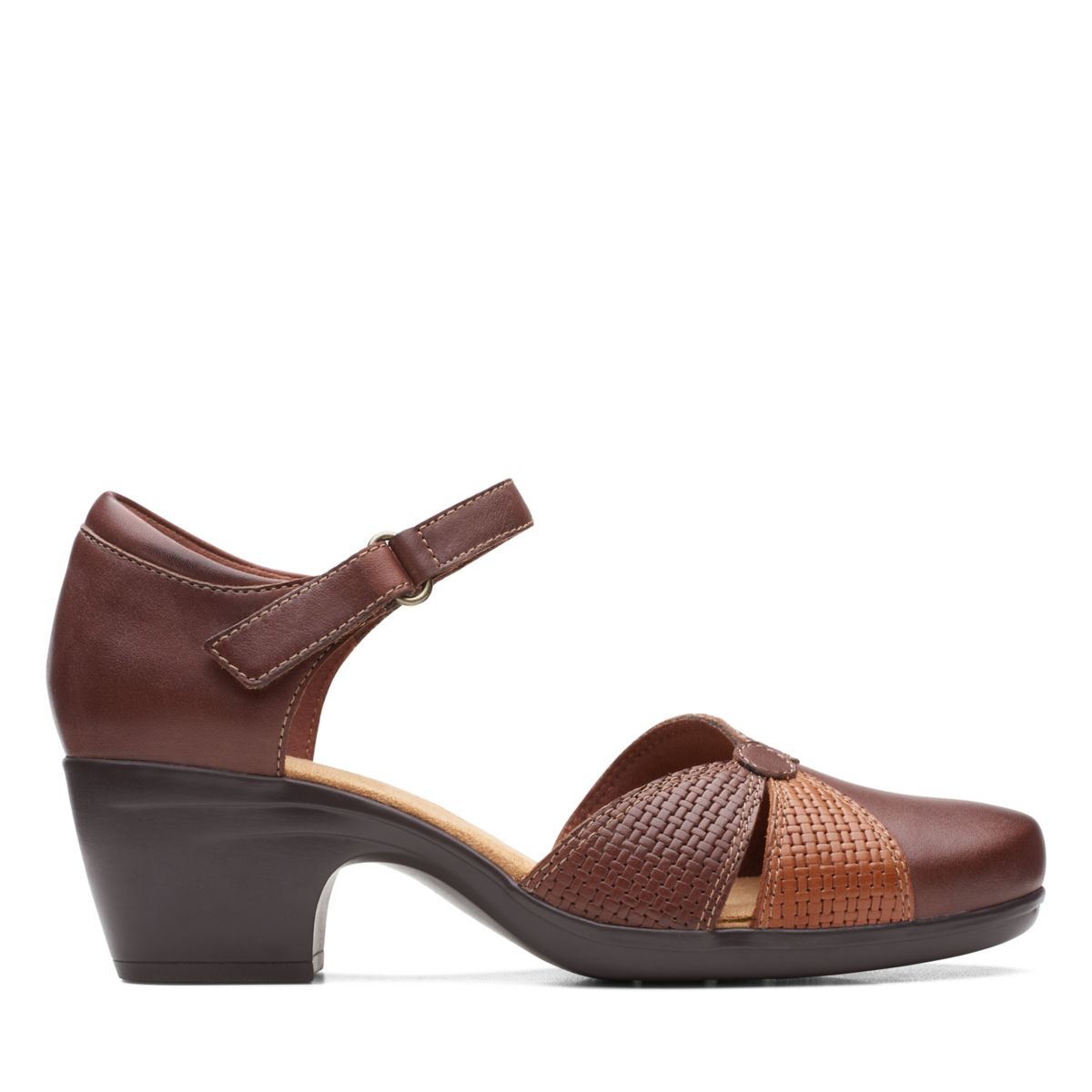 Clarks Emily Rae Sandals Dark Brown | 69671982