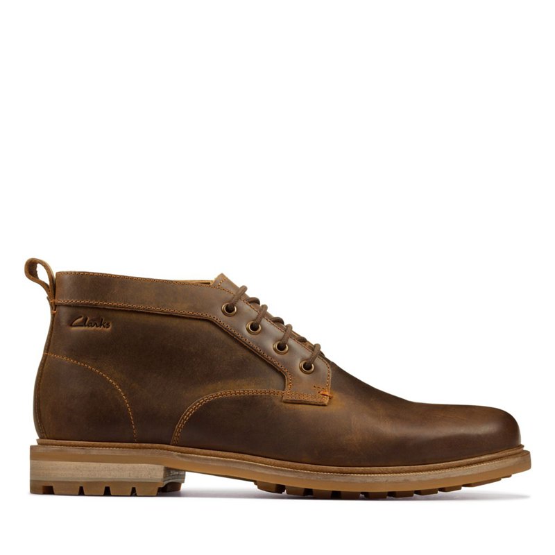 Clarks Foxwell Mid Ankle Boots Brown | 82387277