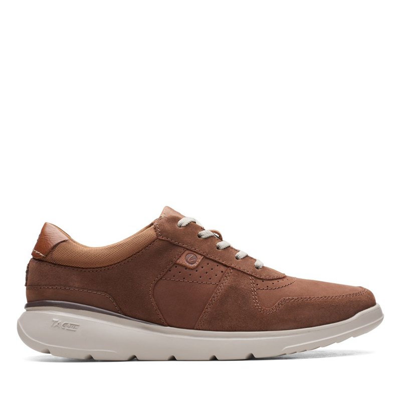 Clarks Gaskill Vibe Sneakers Dark Brown | 94020376