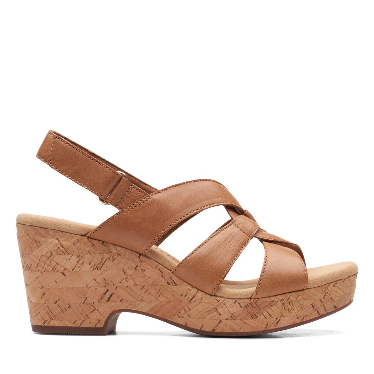 Clarks Giselle Beach Wedge Sandals Brown | 49960881