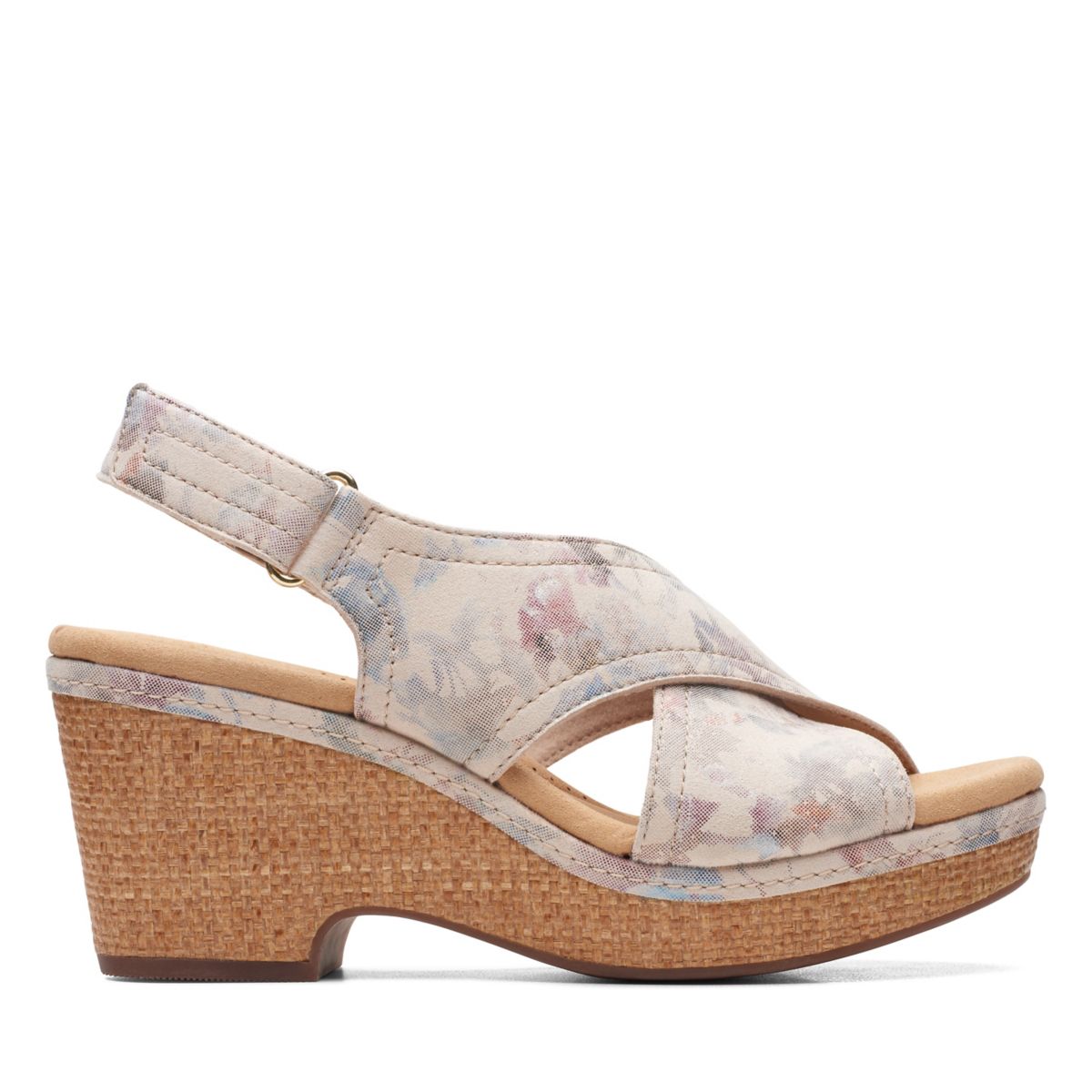 Clarks Giselle Cove Wedge Sandals Grey | 13518096