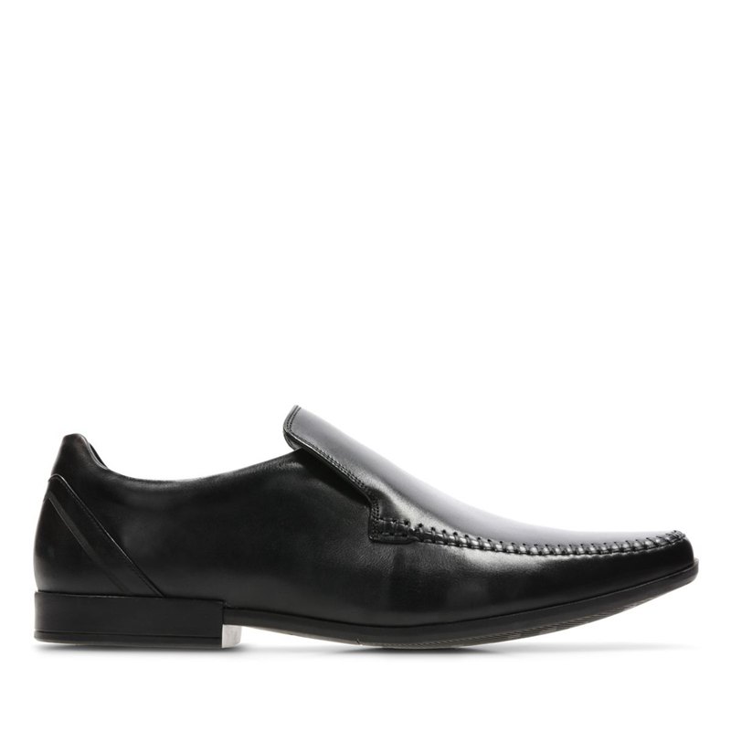 Clarks Glement Seam Loafers Black | 81801827