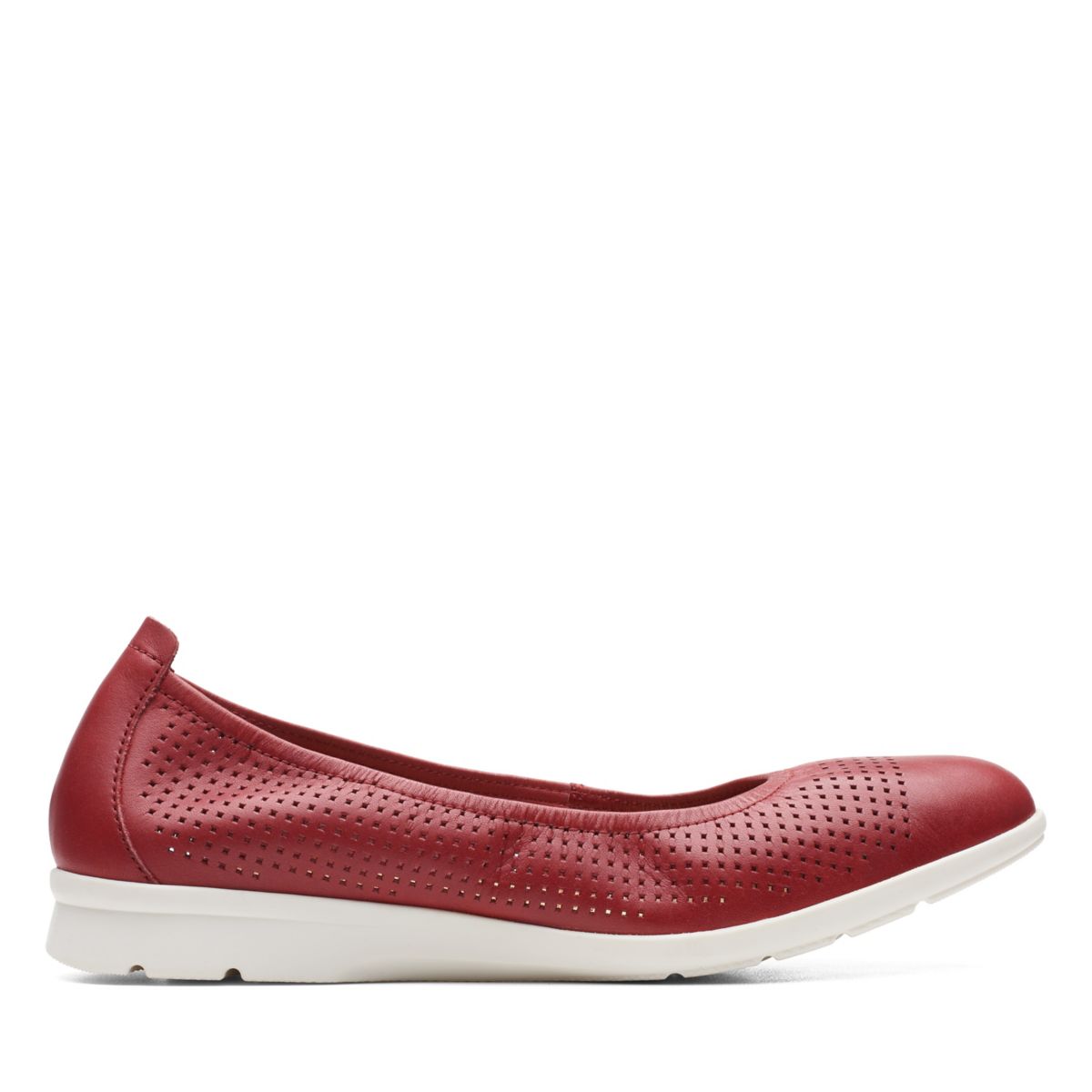 Clarks Jenette Ease Ballerina Red | 32183406