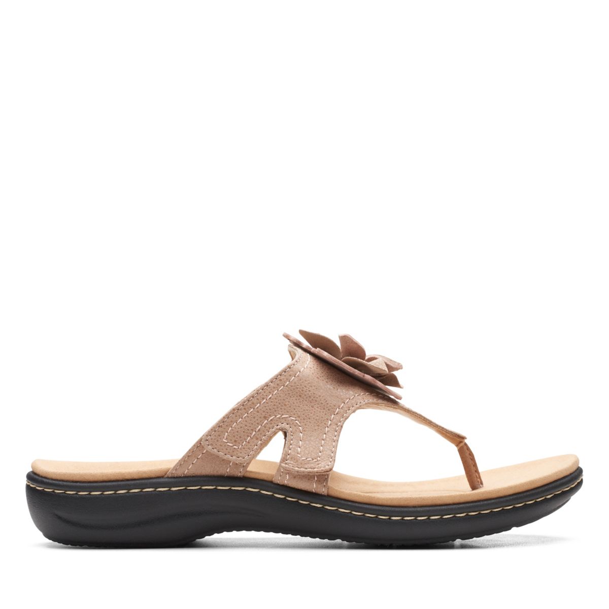Clarks Laurieann Gema Flip Flops Brown | 68782263