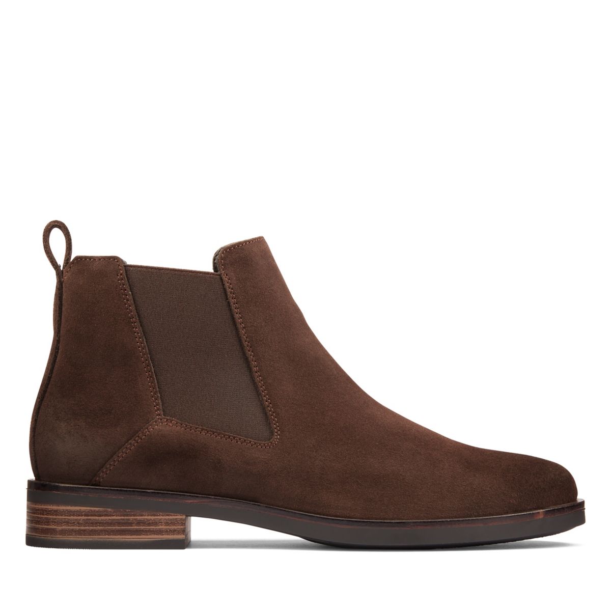 Clarks Memi Top Chelsea Boots Dark Brown | 53705455