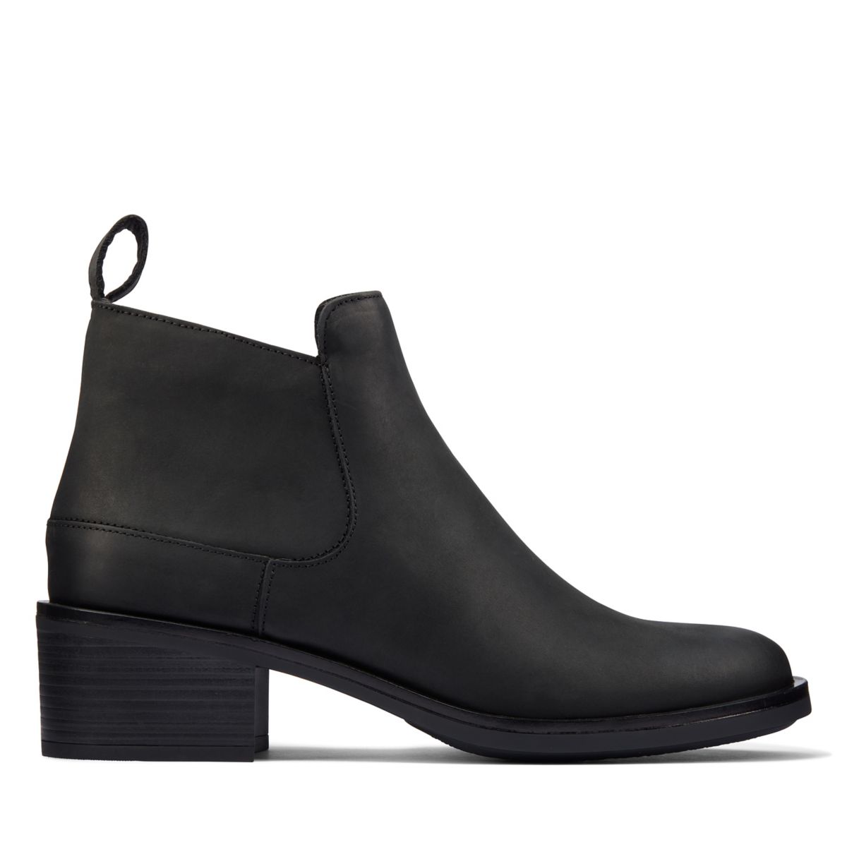 Clarks Memi Zip Ankle Boots Black | 89400334