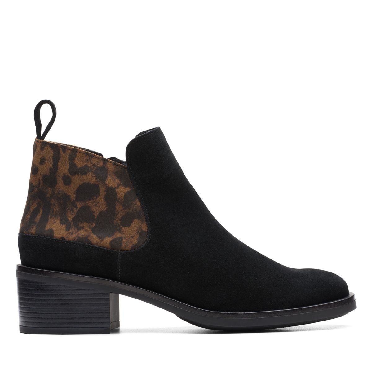 Clarks Memi Zip Ankle Boots Leopard | 59061700