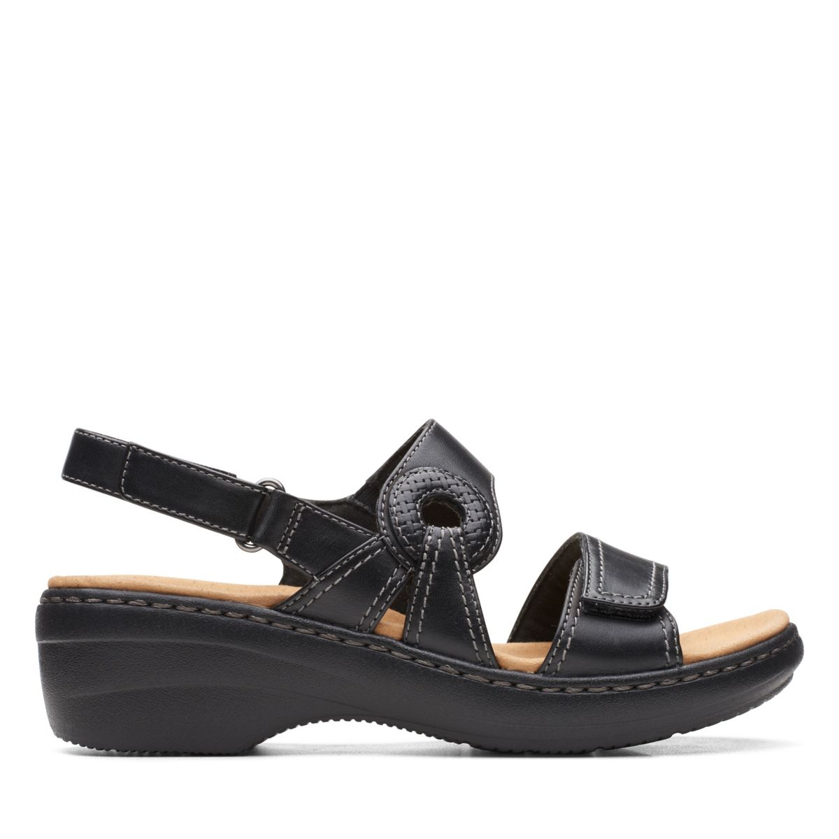 Clarks Merliah Opal Sandals Black | 72598215