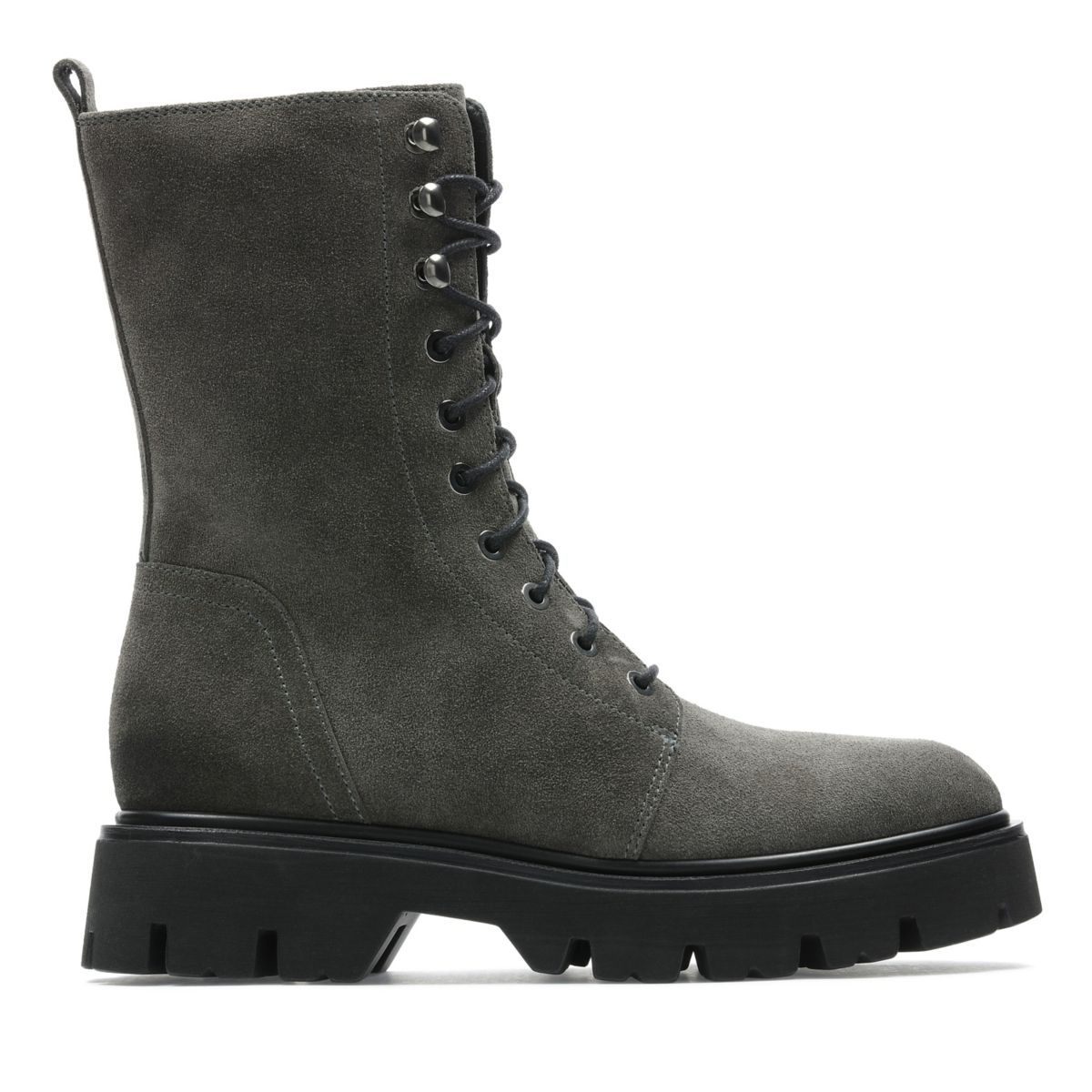 Clarks Motive Lace 2 Mid Calf Boots Dark Grey | 58281872