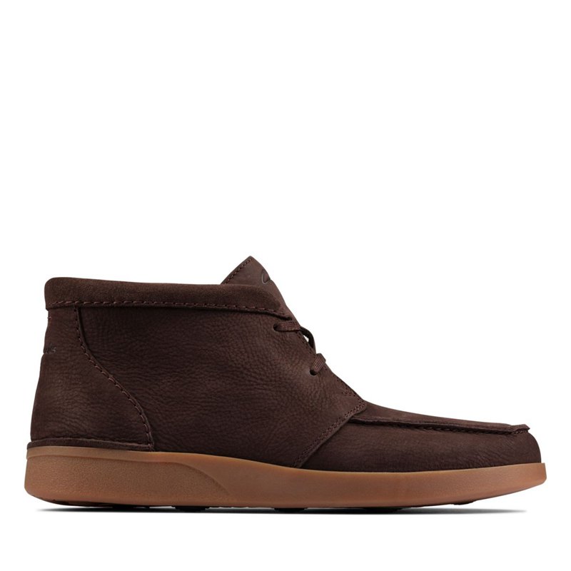 Clarks Oakland Top Wallabee Dark Brown | 53086419