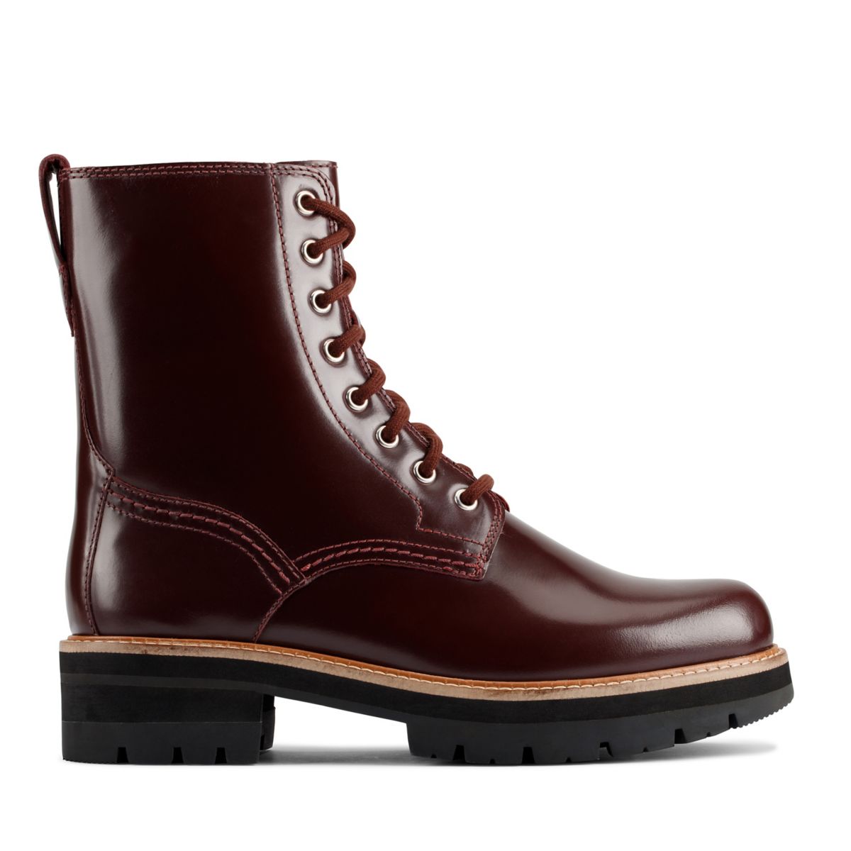 Clarks Orianna Hi Mid Calf Boots Dark Brown | 61689325