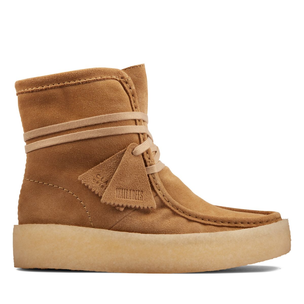 Clarks Original Cup Hi Wallabee Light Brown | 34784045
