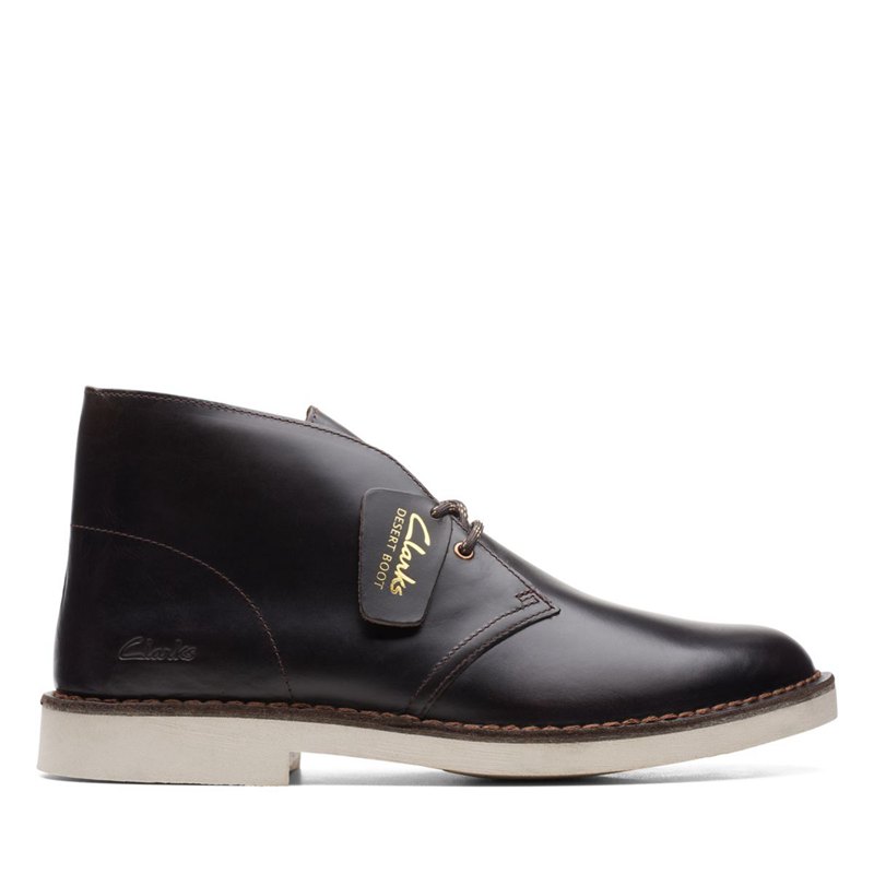 Clarks Originals Desert Boots Dark Brown | 95404792