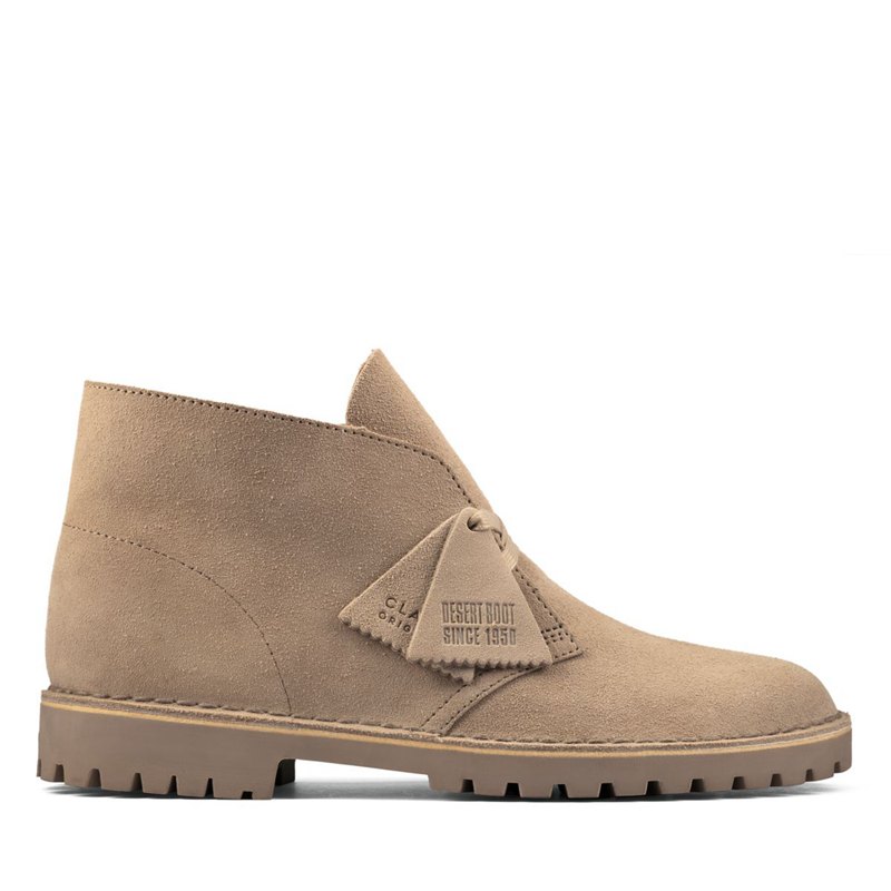 Clarks Originals Rock Desert Boots Khaki | 32830720