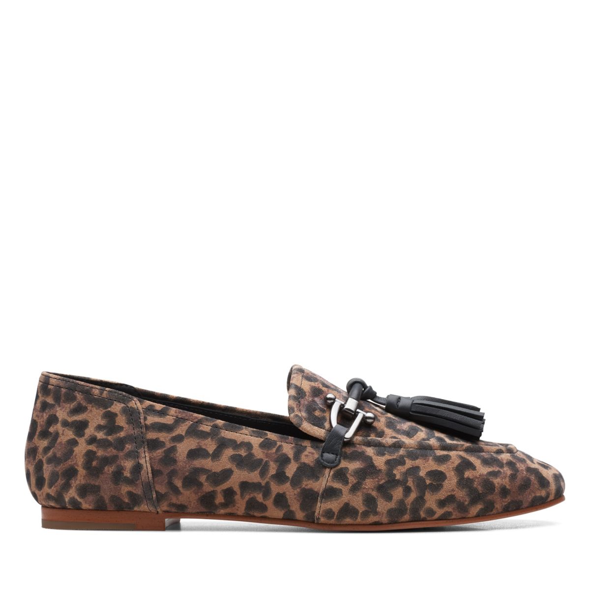 Clarks Pure 2 Tassel Ballerina Leopard | 37530858