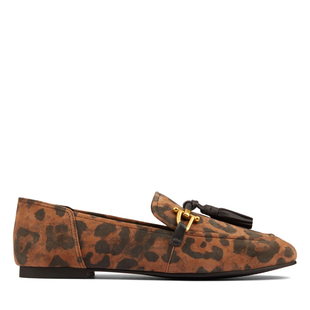 Clarks Pure 2 Tassel Ballerina Leopard | 79700147