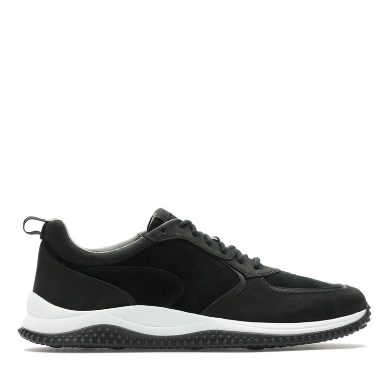 Clarks Puxton Run Sneakers Black | 44834553