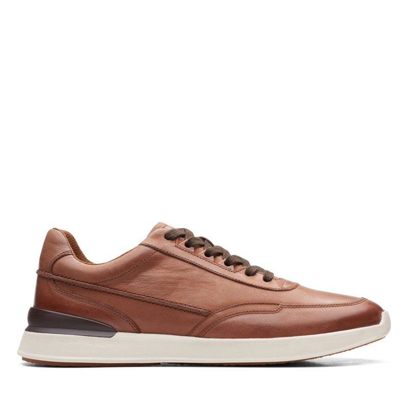 Clarks Race Lite Lace Sneakers Brown | 34210697