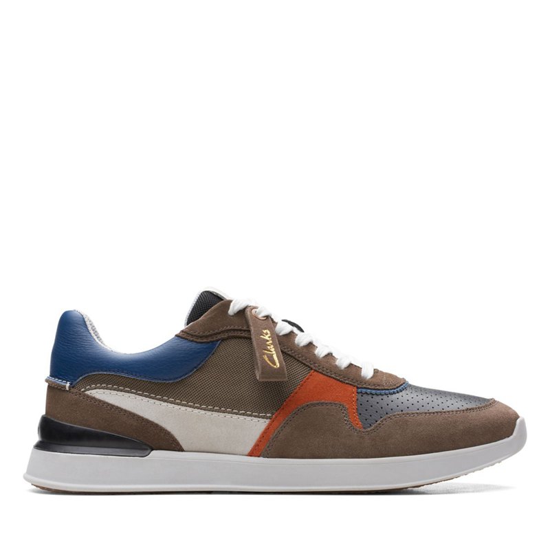 Clarks Race Lite Tor Sneakers Dark Grey | 16060245