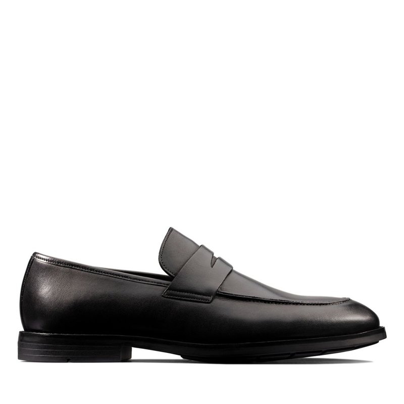 Clarks Ronnie Step Loafers Black | 32248983