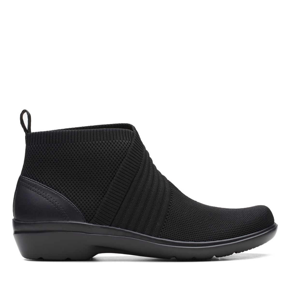 Clarks Sashlyn Mid Ankle Boots Black | 65190083