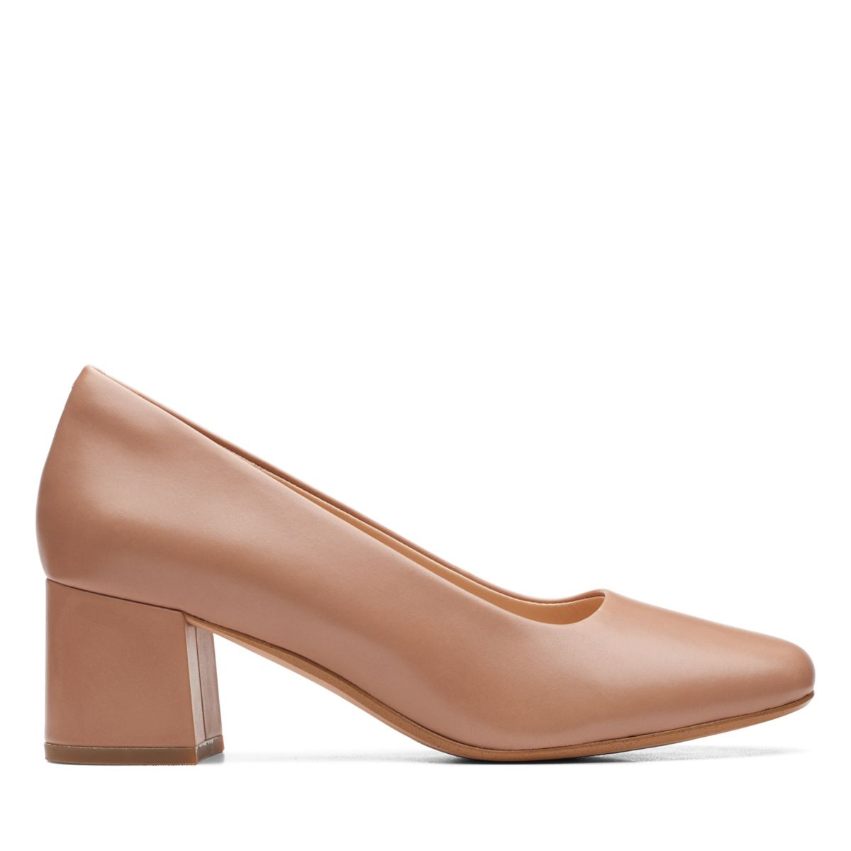 Clarks Sheer 55 Court Heels Beige | 11150512