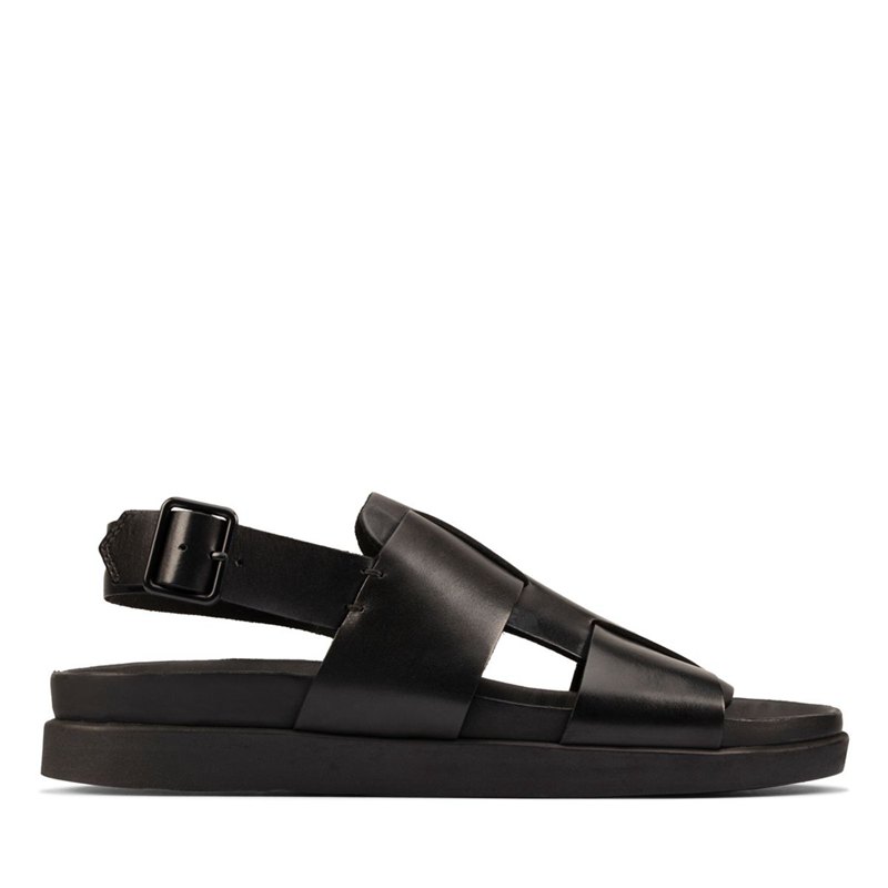 Clarks Sunder Strap Sandals Black | 26624143