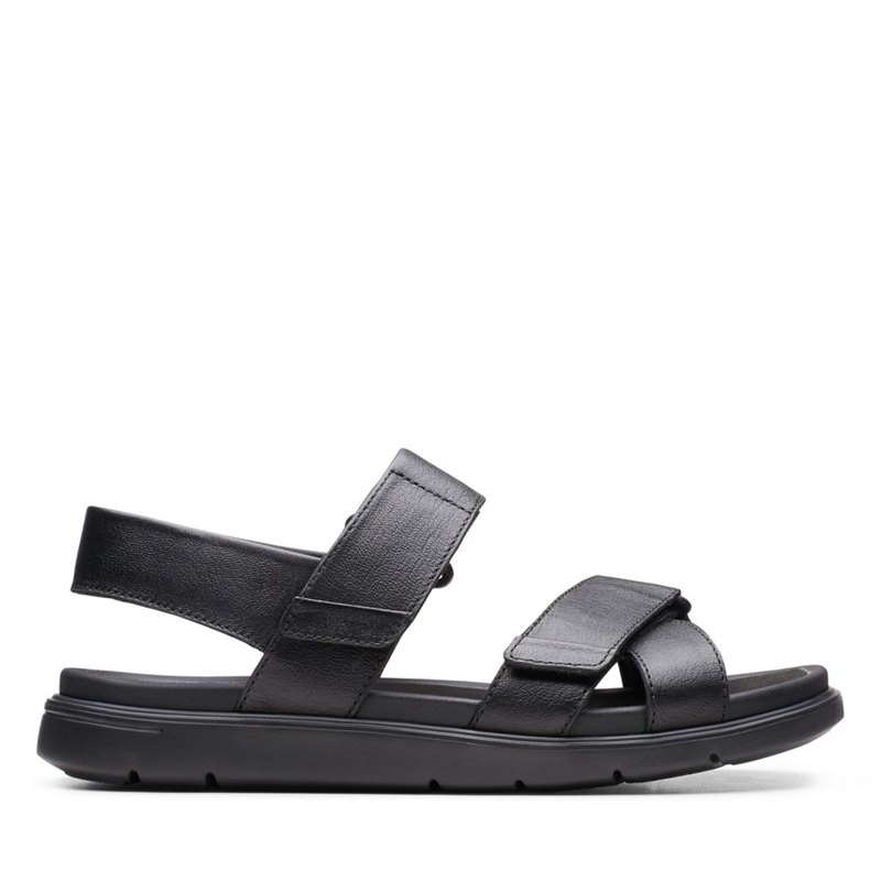 Clarks Un Wilmore Band Sandals Black | 85226482