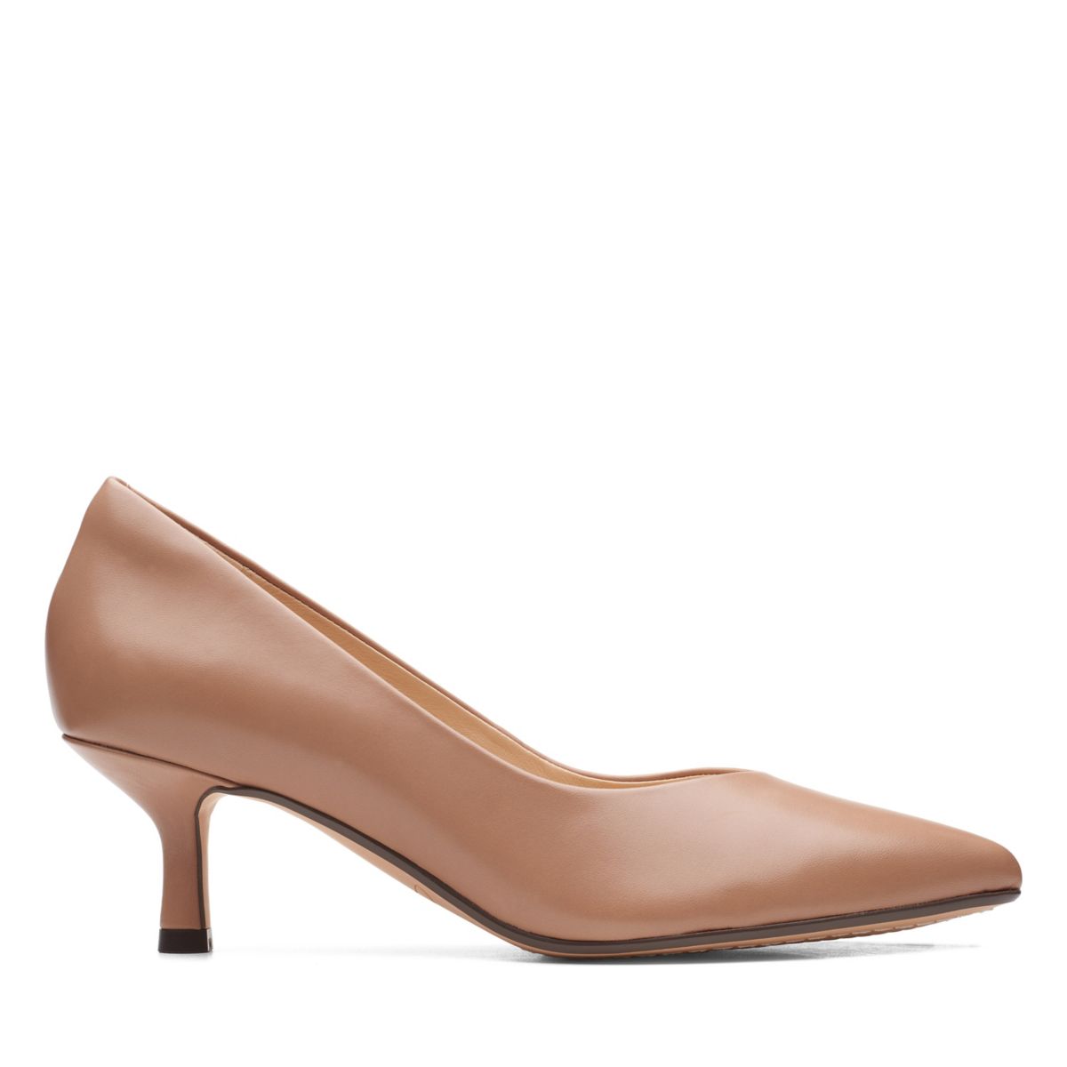 Clarks Violet 55 Court Heels Beige | 93206894