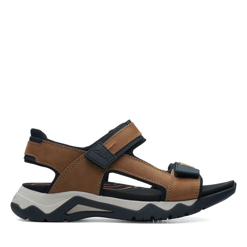 Clarks Wave 2.0 Jump Sandals Brown | 53157051